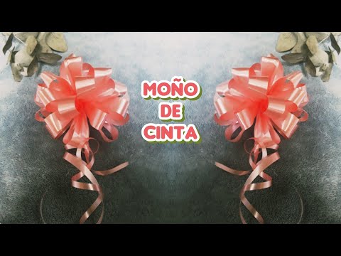 Moño de Cinta, Fácil y Rápido.
