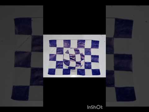 3D Drawing Illusion #illusion #shorts