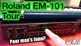 Video thumbnail for Tour of the Roland EM-101 by gwEm’s gwEmbassy