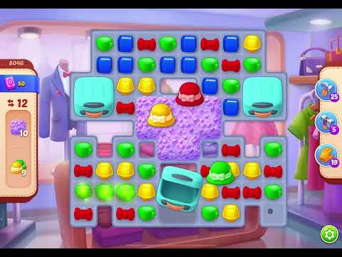 HomeScapes Level 8046 no boosters (16 moves)