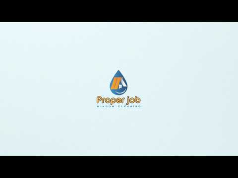 Proper Job Window Cleaning video.