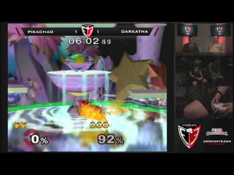 SSBM FE Spring 14 - Pikachad Vs  Darkatma 1