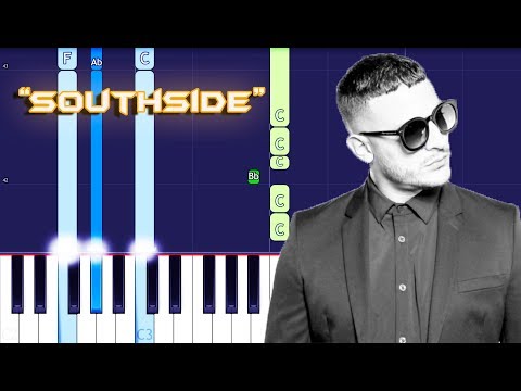 DJ Snake x Eptic - SouthSide Piano Tutorial EASY (Piano Cover)