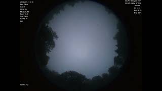 2025-09-25 All sky camera capture from Poiana Rusca Mountains, Romania