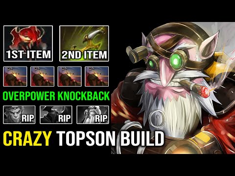 Topson Build is Overpower | 100% Max ATK Speed Crazy Knockback DPS Pro Sniper Dota 2
