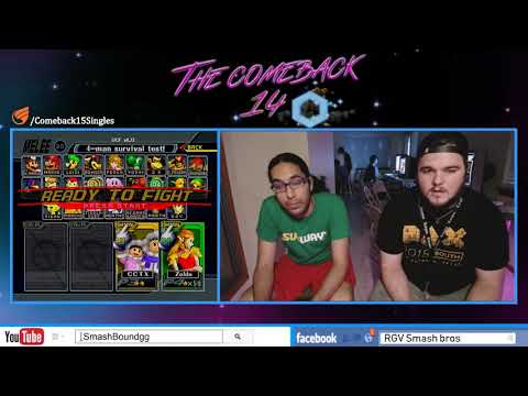 The Comeback 15 ssbm - SLM vs LaneSaucy - Winners R1