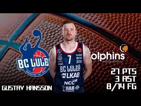 Gustav Hansson, Blue #7 / BC Luleå vs. Norrköping Dolphins