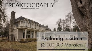 I Explored a $2,000,000 Mansion | Abandoned Mansions on YouTube | Urban Exploring with Freaktography