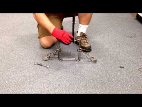 Setting Conibear 220 with basic setters and using Safety Gripper.