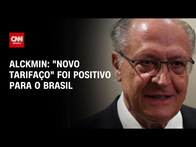 Saldo de novo tarifaço de Trump foi positivo para o Brasil, diz Geraldo Alckmin | AGORA CNN
