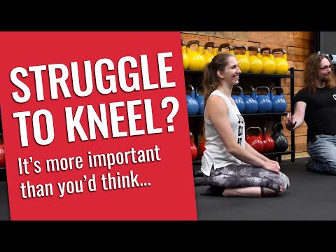 Can't Sit on your Heels? Here's how to work on it!