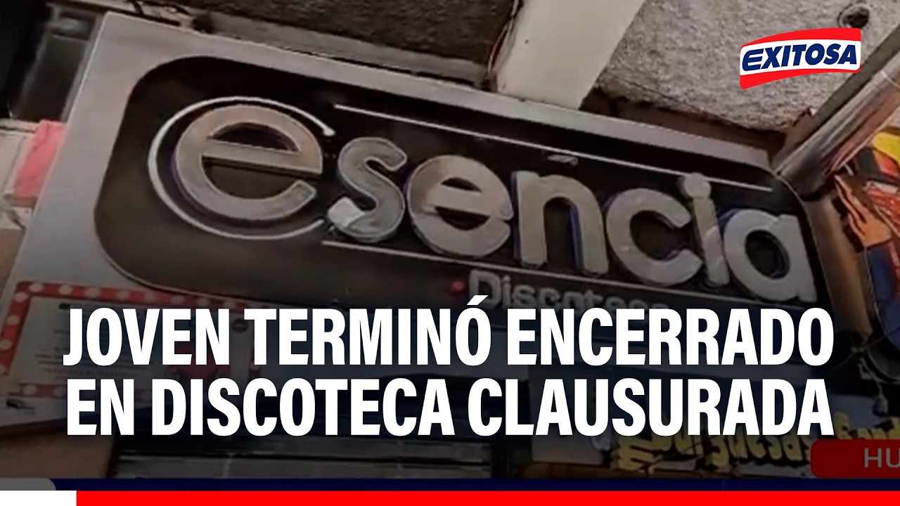 🔴🔵 Clausuran discoteca con soldadura en Huancayo y joven termina encerrado en su interior
