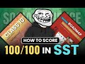 CLASS 10 SCORE 100 100 In SOCIAL SCIENCE How To Study Sst Class 10 Social Science Kaise Padhe