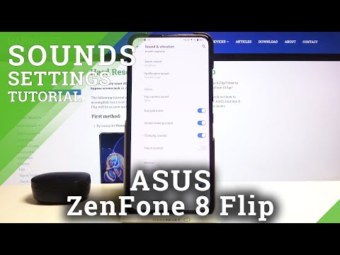 How to Find Sound Settings in ASUS ZenFone 8 Flip – Allow Sound Options