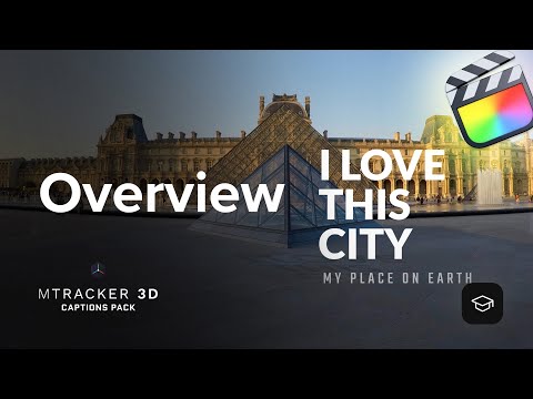 mTracker 3D Tutorial - Creating a composition with Captions Pack - MotionVFX