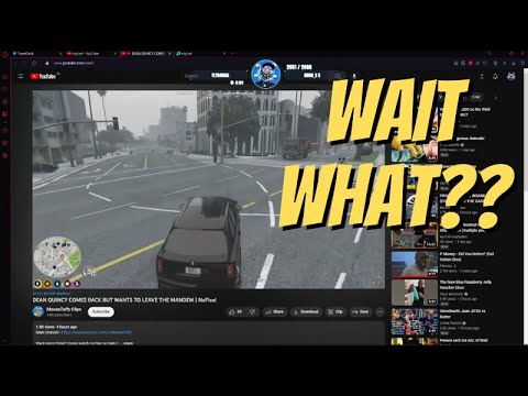 SwizzMB Reacts to "DEAN LEAVING MANDEM"  | NoPixel RP | GTA | CG
