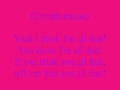 all that lyrics -cymphonique ft romeo & lil peanut ...