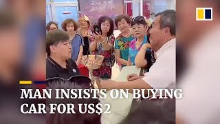 Elderly man in China insists on buying new car for US$2