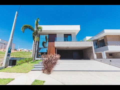 Sobrado moderno no condomínio de alto padrão Jardim Milano em Indaiatuba - SP !