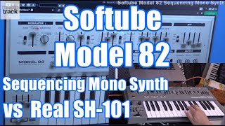 Video thumbnail for Softube Model 82 Sequencing Mono Synth Demo & Review by musictrackjp