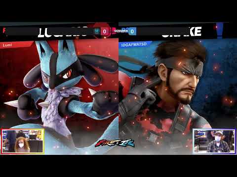 Lumi (Lucario) vs IDGAF WHAT SHE DOIN!!! (Snake) - Fire and Ice Mondays #9 Losers Semi Finals