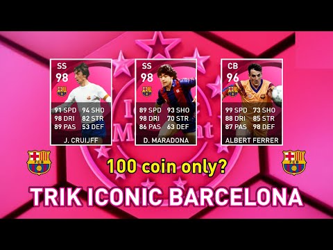 TRIK HOKI MENDAPATKAN ICONIC BARCELONA CRUIJFF, MARADONA, & FERRER💥🔥