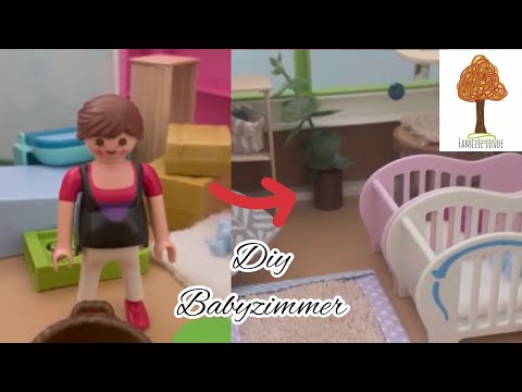 Playmobil Familie Linde - Pimp my Playmobil Babyzimmer | Playmobil Video für Kinder