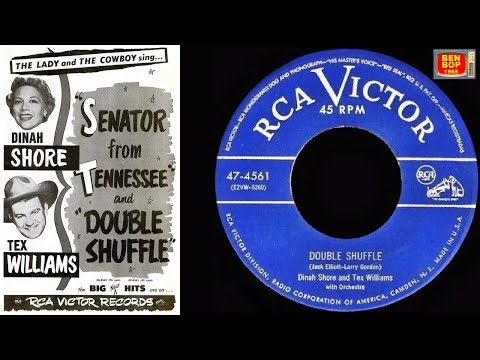 DINAH SHORE & TEX WILLIAMS - Double Shuffle / Senator From Tennessee (1952)