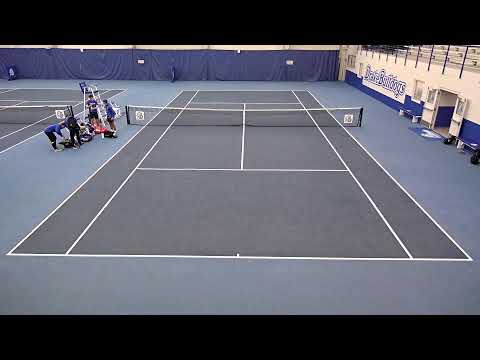 Drake men's tennis vs. Creighton - 4/9/22 - Court 1