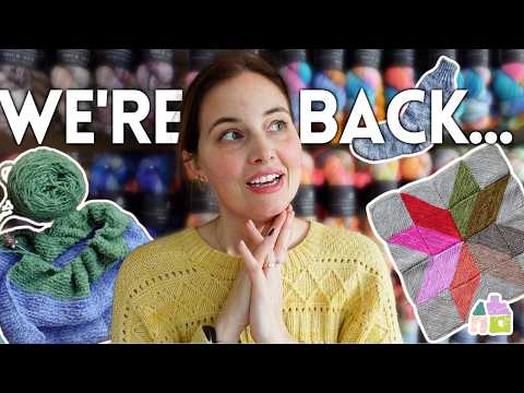 We’re Back! Socks, Sophie Scarves & My Theresia Cardigan 🧶✨