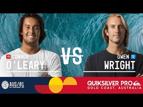 Connor O'Leary vs. Owen Wright - Quiksilver Pro Gold Coast 2017 Quarterfinals, Heat 3