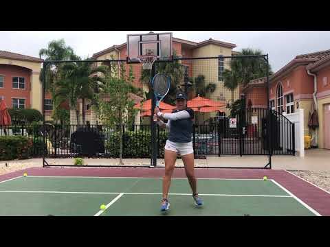 Isabella R Tennis Footwork Training