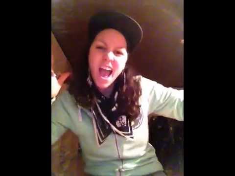 White Girl rapping What's Happenin' by Method Man ft. Busta Rhymes