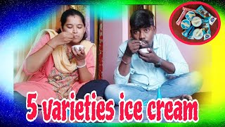 5 varieties ice cream eating challenge no-24/ice cream /eating challenge 😋😋😋😋😋😋😋😋food vlog