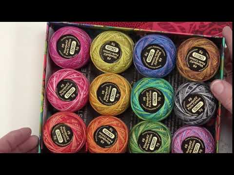 Eleganza Perle Cotton Thread Stars Set from Alison Glass