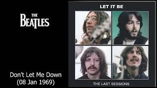 The Beatles - Get Back Sessions - Don&#39;t Let Me Down - 08 Jan 1969