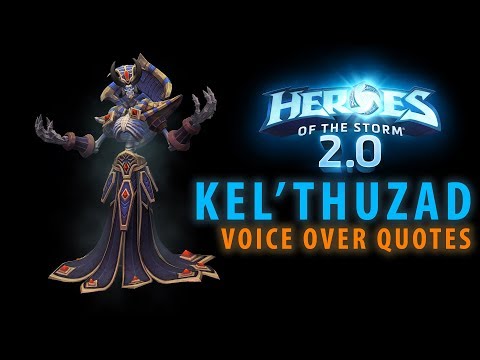 Heroes of the Storm: Kel'Thuzad voice over quotes