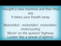 Billy Idol - Motorbikin' Lyrics