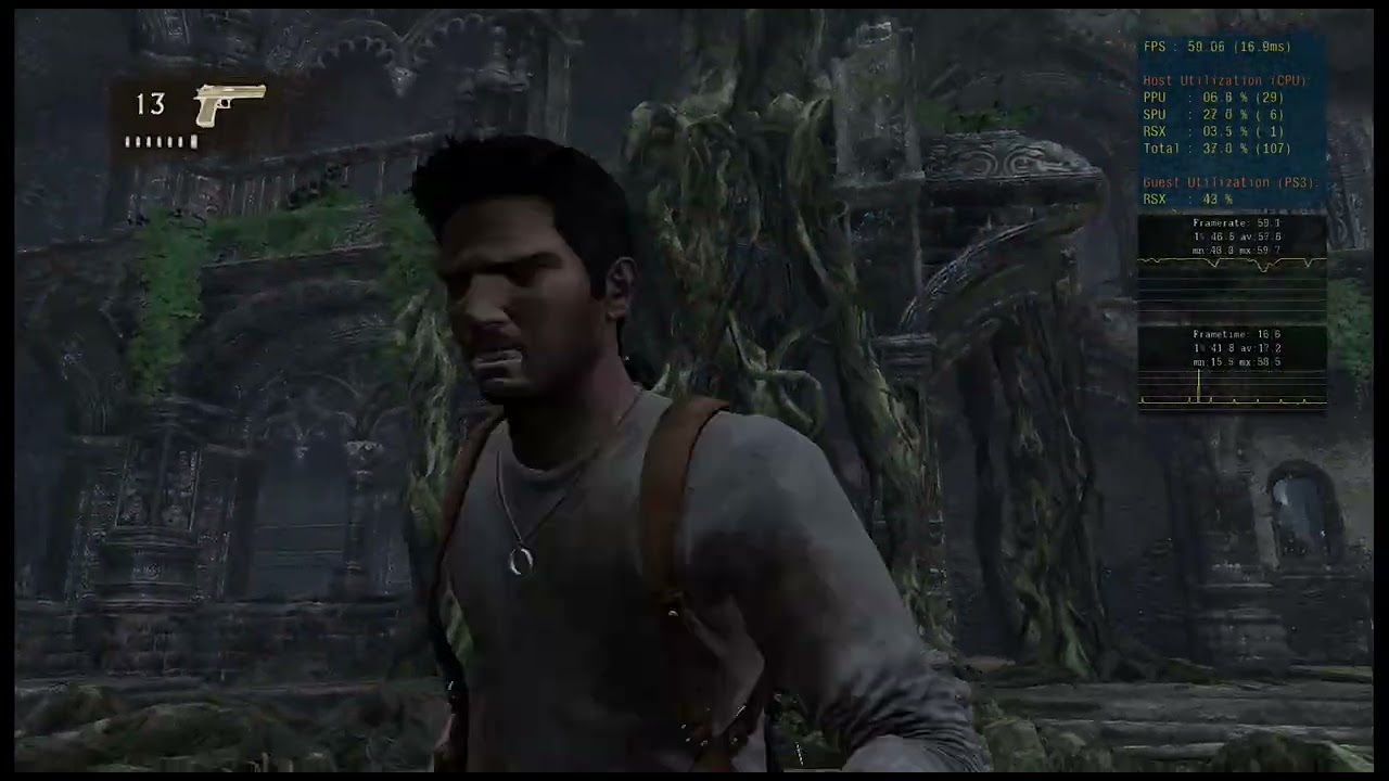 RPCS3 v0.0.40-19250-61e1c0f1 Alpha | master Uncharted: Drake's Fortune™ [BCES00065] Cap 14