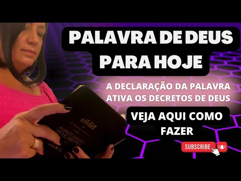 A PALAVRA DE DEUS PARA HOJE