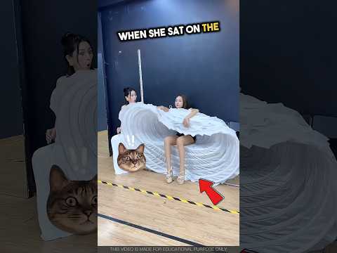 She Taught Her How To Sit In Her Wedding Dress 👰