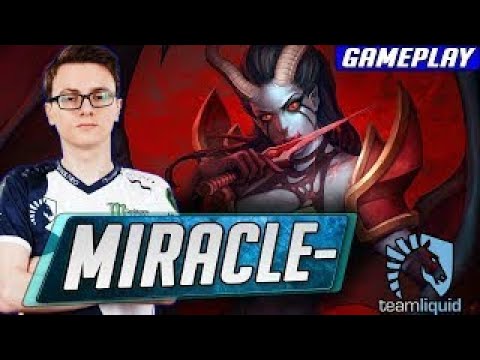 Liquid.Miracle- Queen of Pain Dota 2 Pro Gameplay | Miracle QOP Gameplay