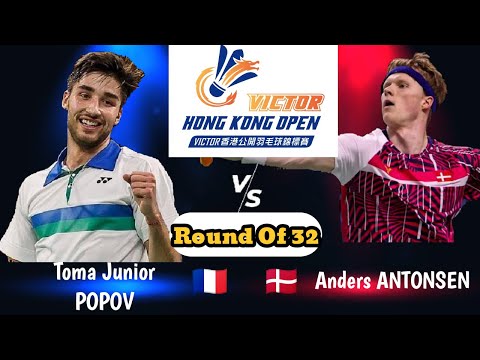 High Pressure ! Anders ANTONSEN vs Toma Junior POPOV #hongkongopen2023