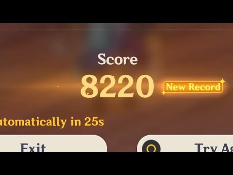 Hyakunin Ikki Event Day 1 8220 Score | Genshin Impact