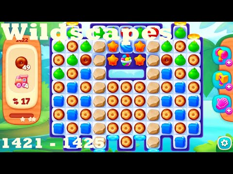 Wildscapes Level 1421 - 1425 HD Walkthrough | 3 - match game | gameplay | android | ios | pc | app