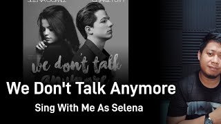 Download lagu We Don't Talk Anymore - Charlie Puth (feat. Selena Gomez | KARAOKE | Male Part Only mp3 Download lagu We Don't Talk Anymore - Charlie Puth (feat. Selena Gomez | KARAOKE | Male Part Only mp3
