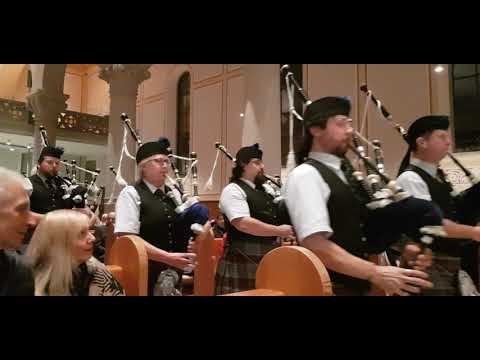 Glaronia Pipes and Drums - Auftritt Stadtkirche Glarus