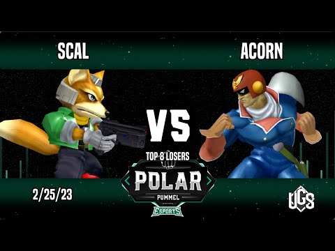 Polar Pummel - Top 8 Losers - Scal(Fox) Vs. Acorn(Captain Falcon)