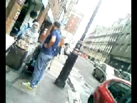 120624 Jihyun & Hyuna (4Minute) leaving hotel in London