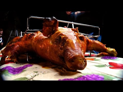 Cuban Lechón Asado Recipe ~ Pig Roast in the La Caja China